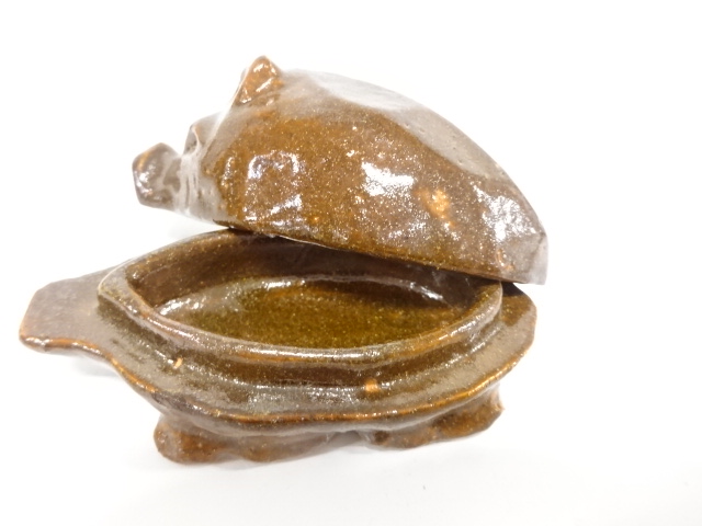  川崎和楽造　楽干支　香合